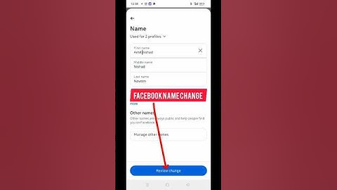 How to change facebook name | facebook name change problem solve 💯 #shorts