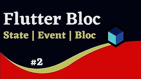 #2 Flutter Bloc | Event Class , State Class , Bloc Class In Flutter Bloc ( Part 1 ) | By Vivek Lodh