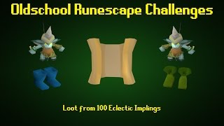 OSRS Challenges: Loot from 100 Eclectic Implings - Episode 35