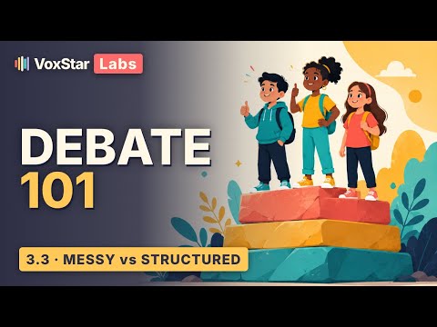 Messy vs Structured Speaking (Can You Spot the Difference?) — Debate 101 thumbnail