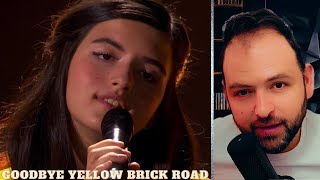 Angelina Jordan - Goodbey Yellow Brick Road | First Time Reaction