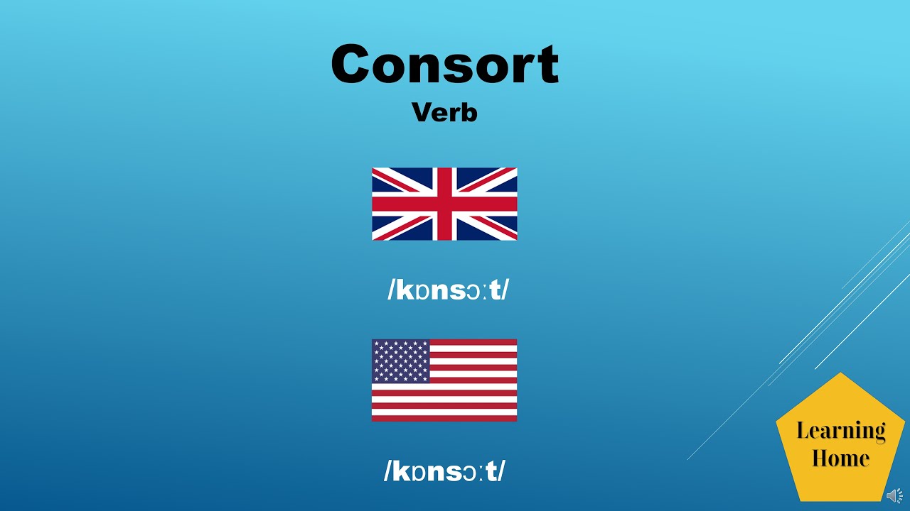 Consort meaning pronunciation and synonyms YouTube