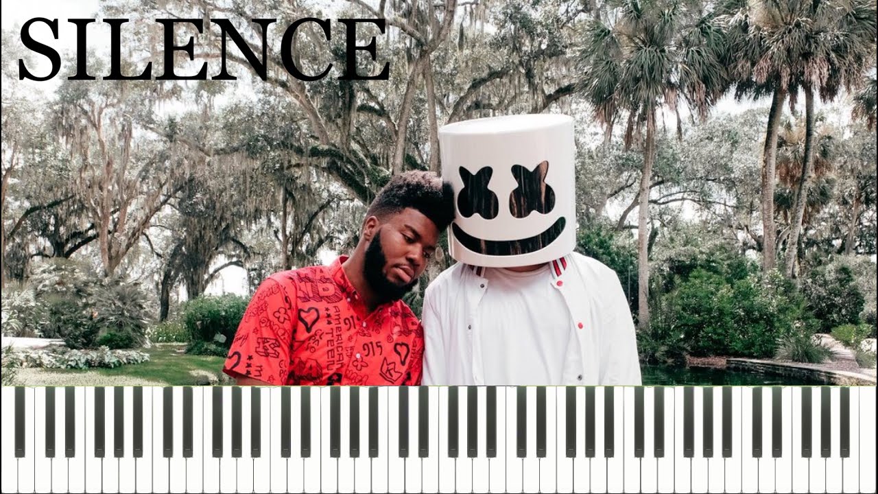 Marshmello ft. Khalid - Silence (Piano Tutorial & Sheets)