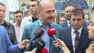 Bakan Süleyman Soylu Gazetecilerin Sorularını Yanıtladı