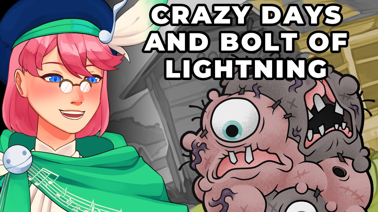 Bard VTuber reacts to Crazy Days and Bolt of Lightning from Mewgenics!
