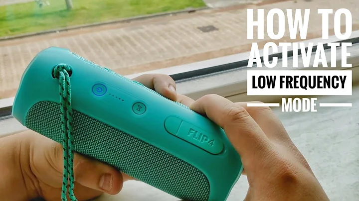 JBL Flip 4 - How To Activate Low Frequency Mode ! "DSP OFF"