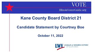 2022-10-11 Candidate Statement by Courtney Boe, for KC Board District 21