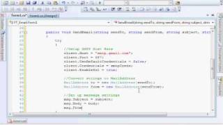 C# Email Tutorial