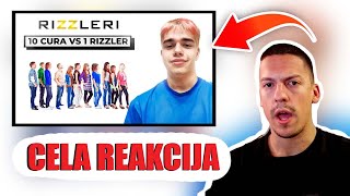 Baka Prase CELA REAKCIJA | 10 CURA VS 1 RIZZLER: LUKA SILNI