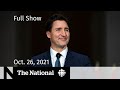 CBC News: The National | Trudeau’s new cabinet, B.C. booster shots, Princess Mako