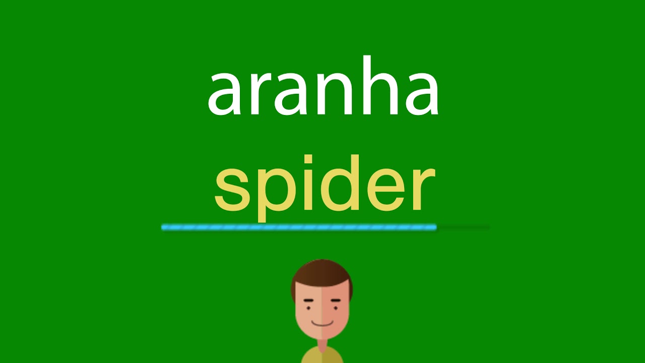 Como dizer aranha em inglês - YouTube