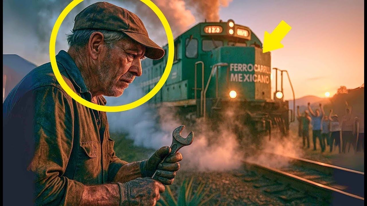“¡Ayúdame!” Gritó el maquinista, y el viejo mecánico de autos arregló el tren y salvó toda la carga