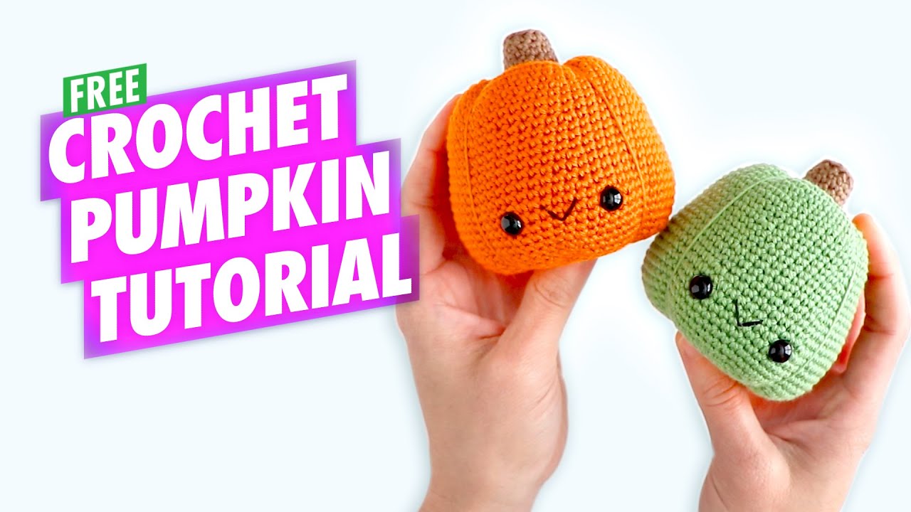 EASY Crochet Pumpkin Pattern for Beginners (Amigurumi Plushie