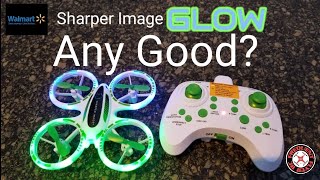 Sharper Image 2.4Ghz RC Glow Up Stunt Drone With LED Lights