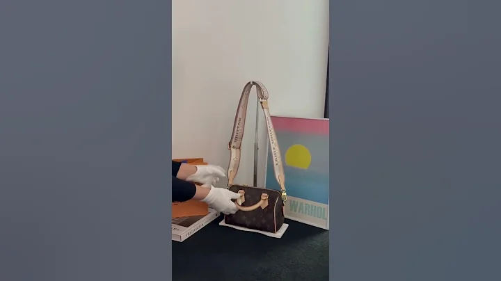 LOUIS VUITTON SPEEDY 波士頓 20cm 奶茶色背帶