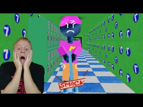 HE IS SO FAST | LOSKY'S BASICS LEARN YOUR LUCK SKILLS | BALDI'S BASICS MOD | BOTH ENDINGS COMPLETED