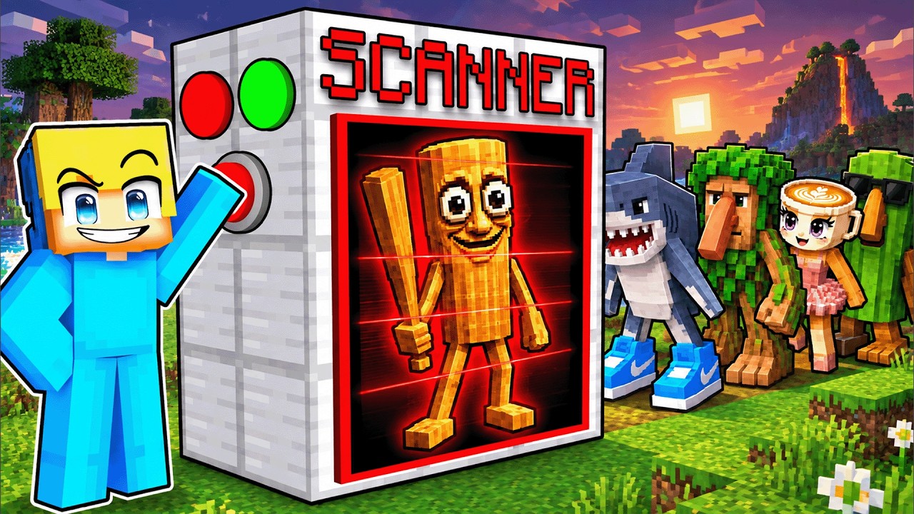 Ukri und Semlaki haben einen BRAINROT Scanner in Minecraft! - YouTube