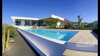 Luxury Modern 3 Bedroom Detached Villa With  Sea Views In Las Breñas 16 Meter Pool And Garage