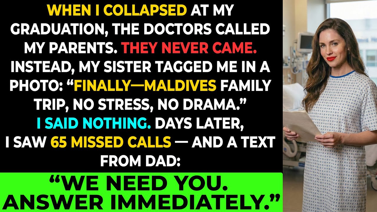 At My Graduation, I Collapsed. My Parents Left Me To Go On Vacation. Grandpa Walked In With A Lawyer