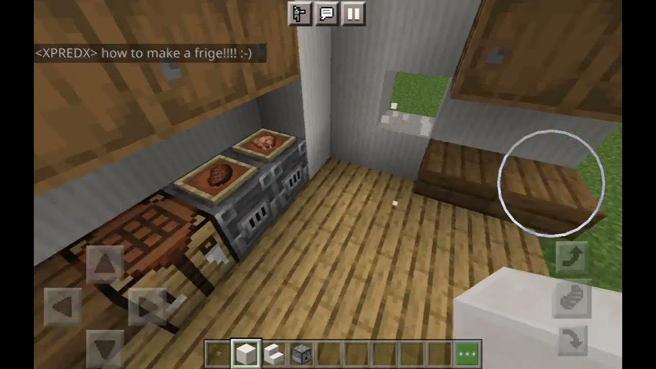 how to make a simple fridge!!! ) (Minecraft) YouTube