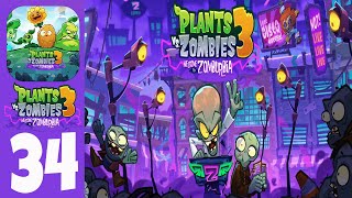 Plants vs. Zombies 3: Welcome to Zomburbia - Gameplay Walkthrough Level #34