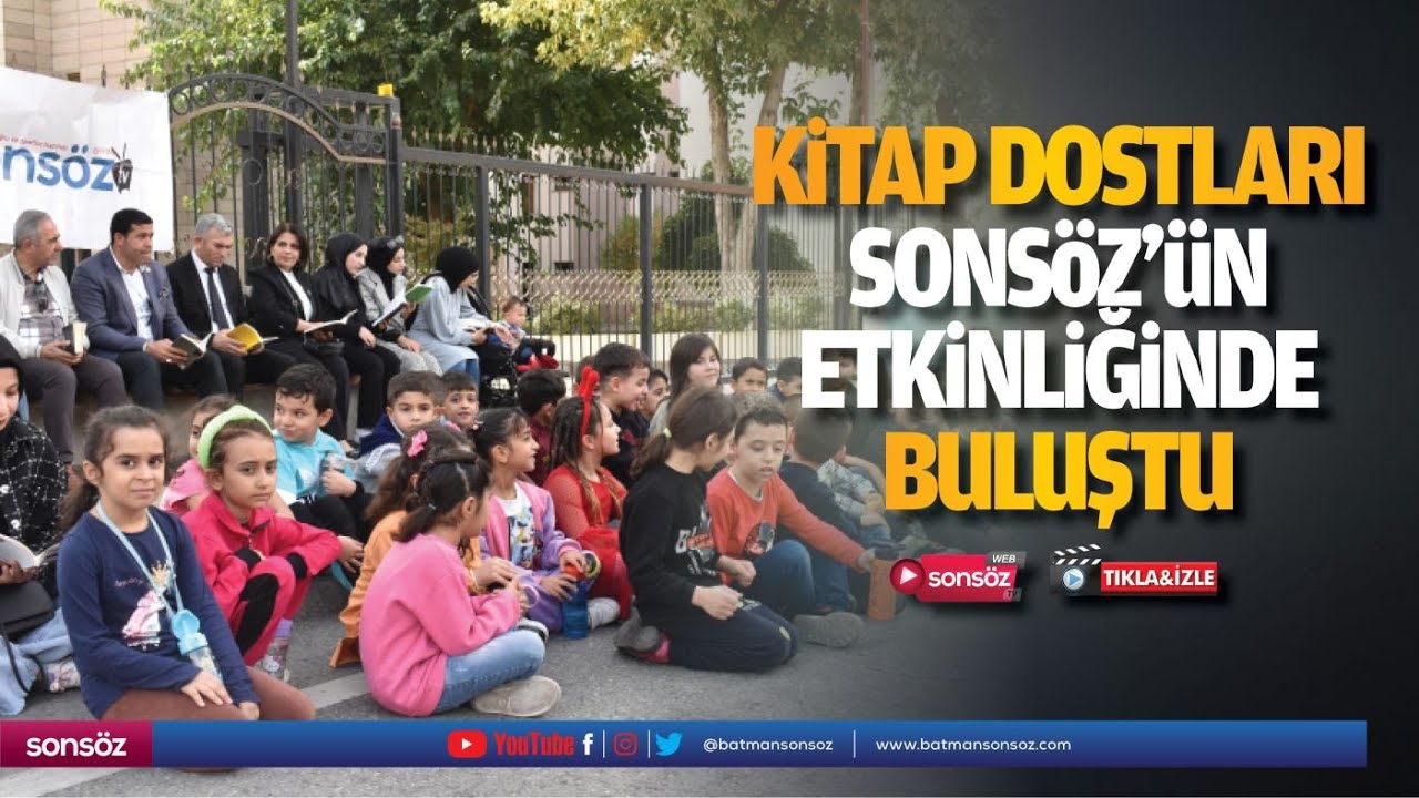 Kitap dostları, Sons&ouml;z&rsquo;&uuml;n etkinliğinde buluştu