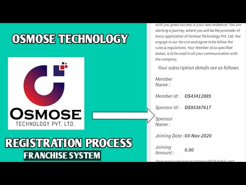 Registration Process In Osmose Technology Explained | Account Creation and Activation ✔