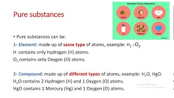 Grade 8 Chemistry chapter 1 classification of matter / teacher Ali Hankir