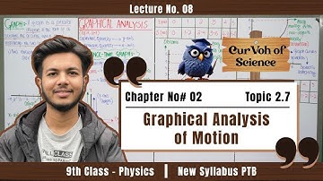 Graphical Analysis of Motion | Chapter 2 | Topic 2.7 | Class 9th Physics | New Syllabus PTB 2025
