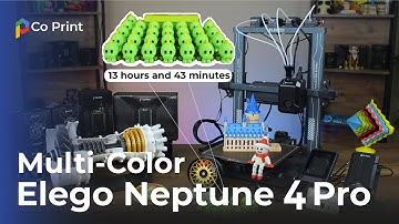 Upgrade the Elego Neptune 4 Pro for 4-Colors Printing | Co Print KCM Set Installation