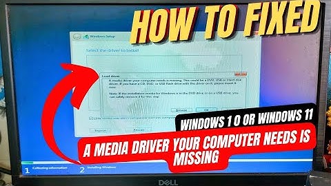 Herstel - Stuurprogramma laden "Een mediastuurprogramma dat uw computer nodig heeft, ontbreekt" b...