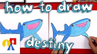 How To Draw Destiny From Finding Dory