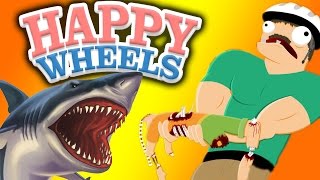 картинка: НАПАДЕНИЕ АКУЛ - Happy Wheels - Возвращение! - №25