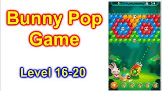 Bunny Pop Game App Level 16-20 For Cell Phone screenshot 3