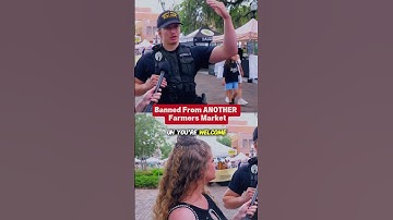 Corrupt Cop Gets Owned at Farmers Market😨 #copsowned