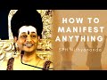You need only iccha shakti desire to manifest anything  sph nithyananda