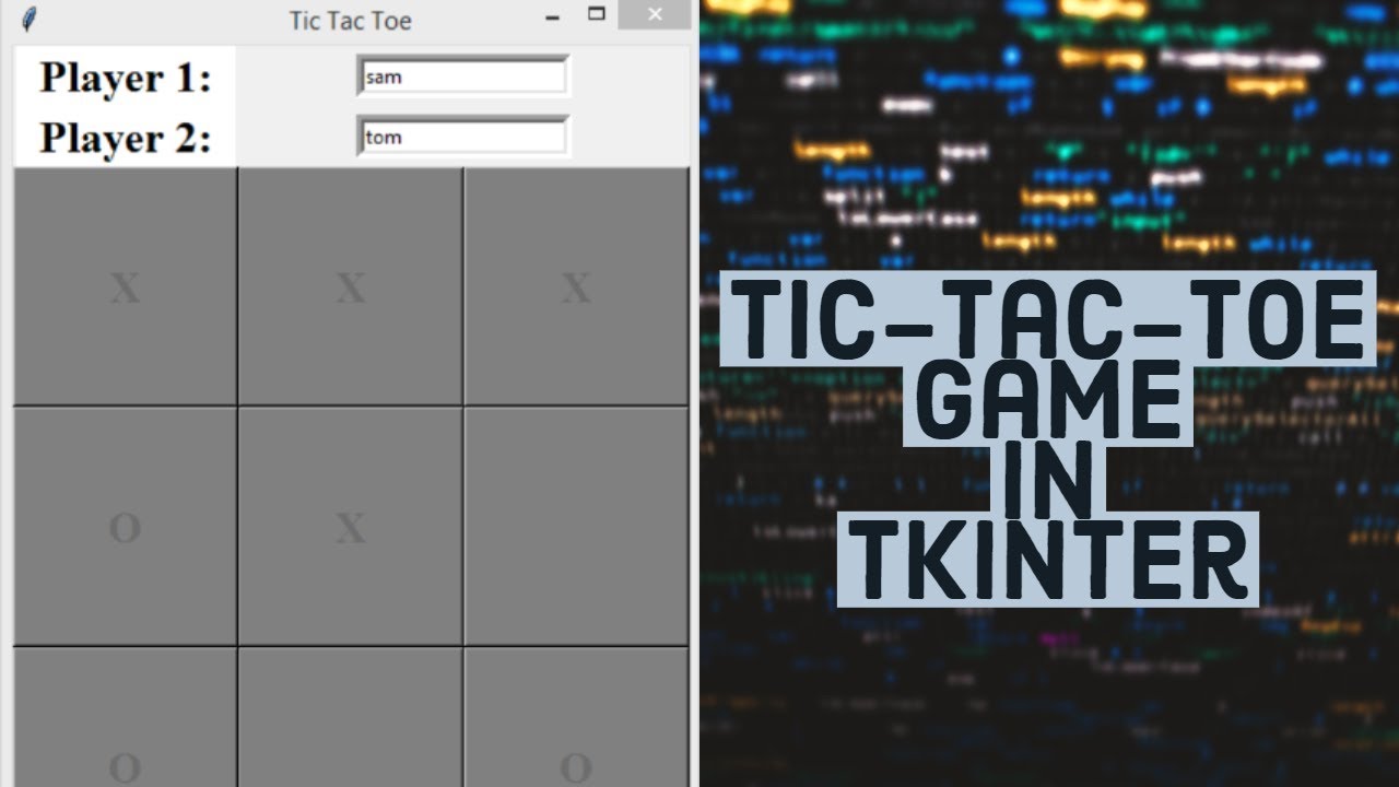 Python Tic Tac Toe - Develop a Game in Python - TechVidvan