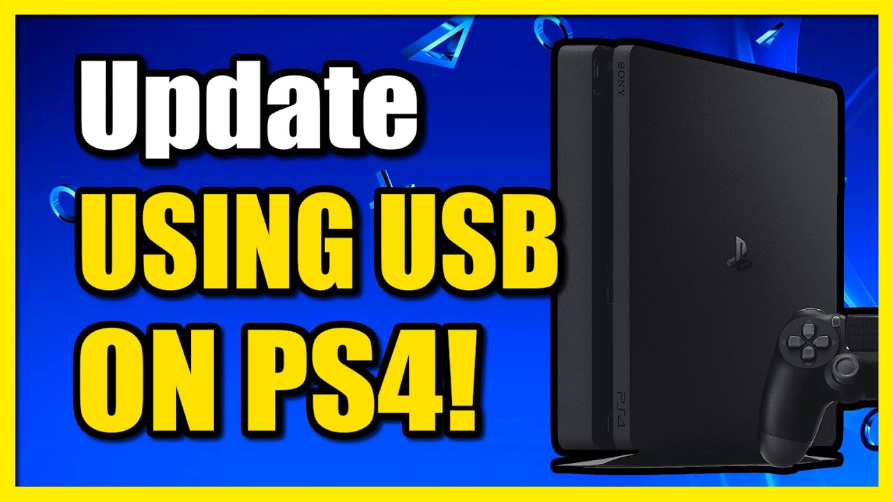 How to Update PS4 System Software using USB Drive (Easy Method