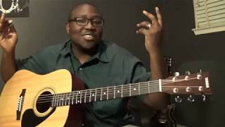 how to play free worshipper by todd dulaney on guitar