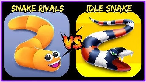 Snake Rivals Vs Idle Snake World 3D Game Comparison!