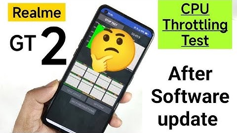 Realme GT 2 CPU Throttling Test After Software Update Snapdragon 888 Shocking Results OMG 😱🔥