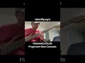 John Myung's Harmonics Etude (Progressive Bass Concepts) #johnmyung #dreamtheater #bassguitar