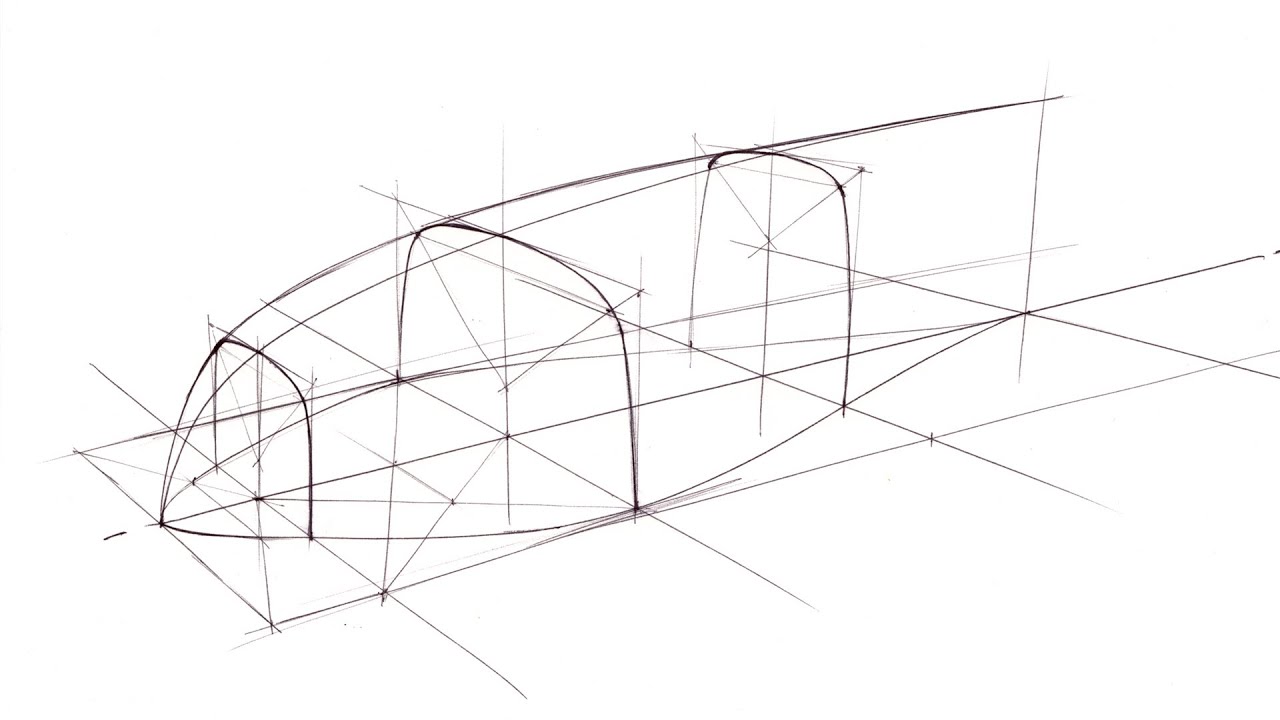 Basic Perspective Form Drawing The Techniques Of Scott Robertson Youtube