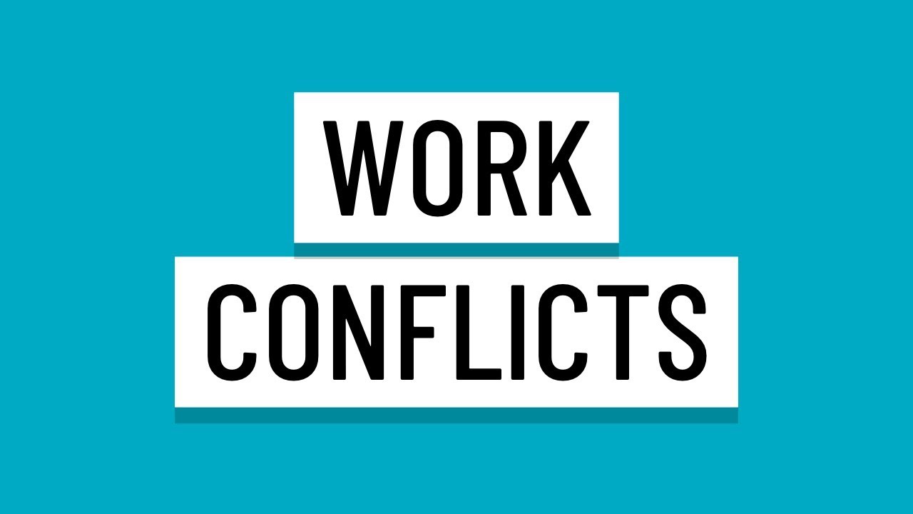 ⁣Work Conflicts
