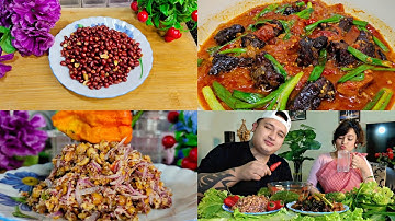 Style Thymmai Dohmasi Tyrkhong + Budam Chutney 😋|| Smoked Beef Recipe || Husband Wife♥️