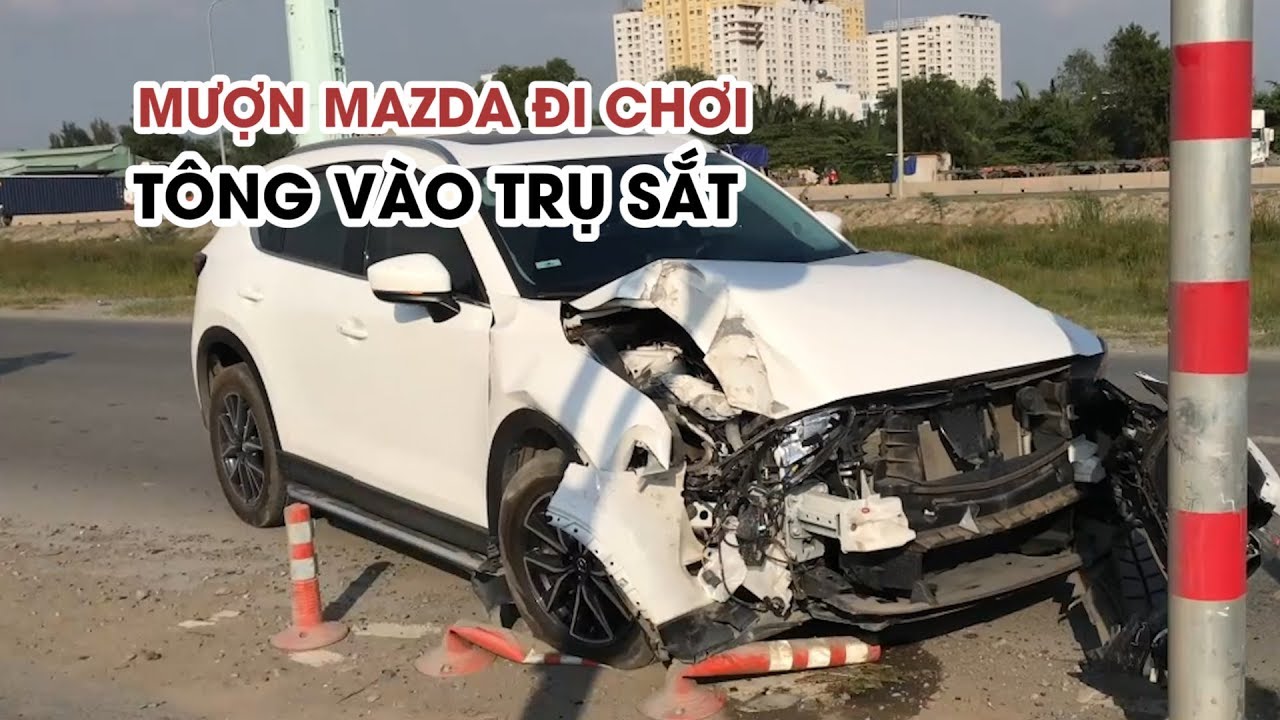 Mượn Mazda CX5 của anh trai đi chơi, giữa đường thì xe nát đầu