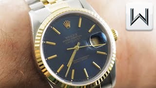 rolex 16233 blue dial