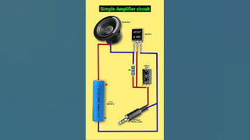 Simple amplifier circuit diagram | BC 547  transistor amplifier