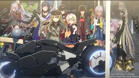 [Unity Toon Lit Shader for URP (WIP)] lighting full test