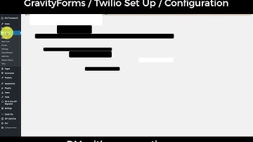 Gravity Forms Twilio Set Up